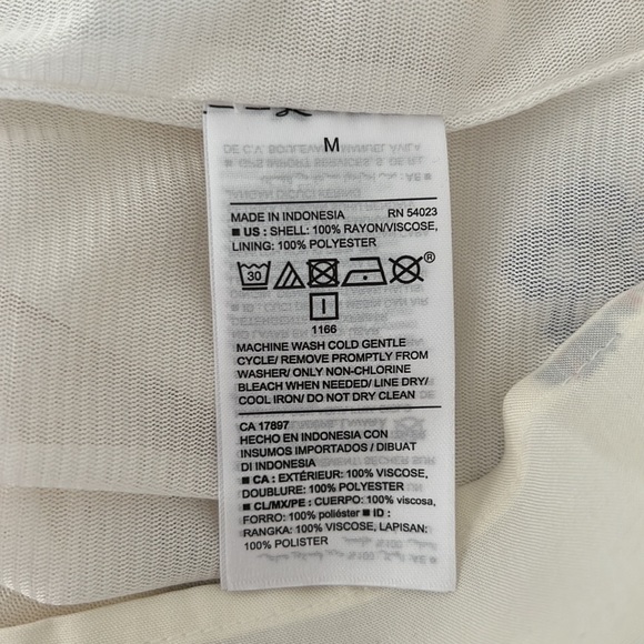 New Floral Tie-Sleeve Shift Dress lined size Medium - Picture 7 of 9